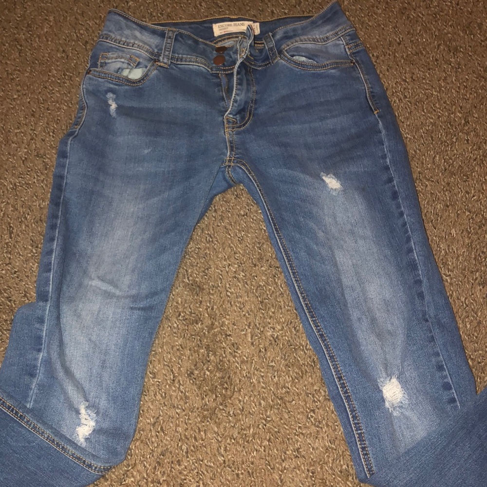 small ripped jeans